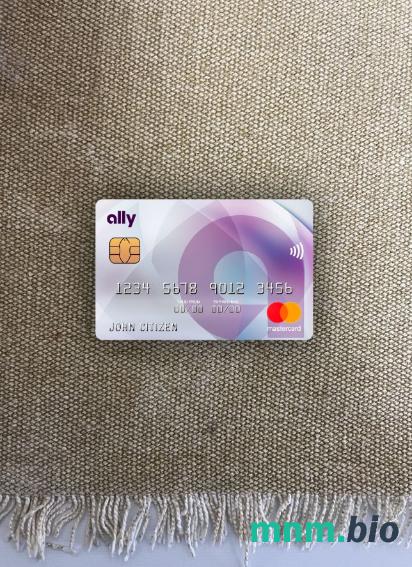 USA Ally bank wygląd zdjęcia mastercard skan PSD + zdjęcie